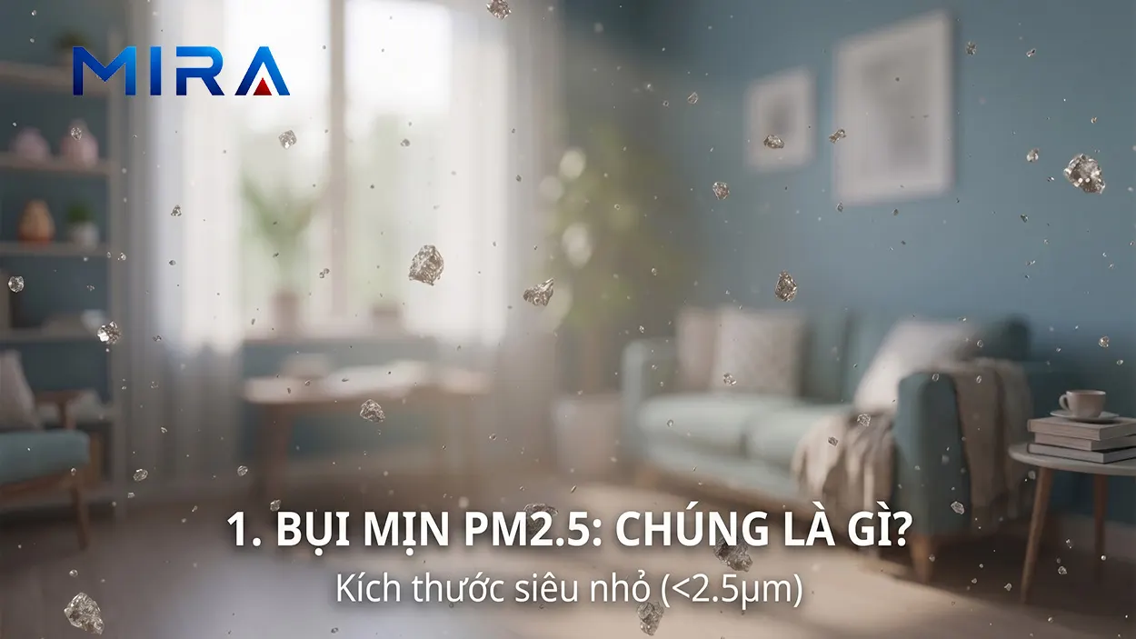 Bụi mịn trong nhà tiềm ẩn nguy cơ sức khoẻ