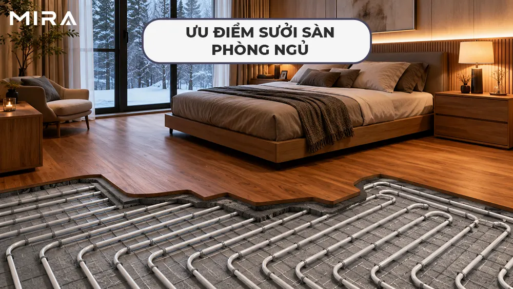 Ưu Điểm của Hệ Thống Sưởi Sàn cho Phòng Ngủ