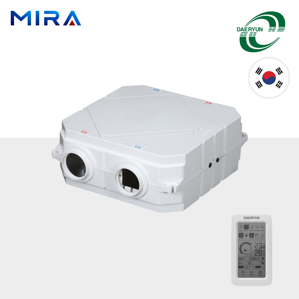 Máy cấp khí tươi thu hồi nhiệt Daeryun DR-PF25DSD